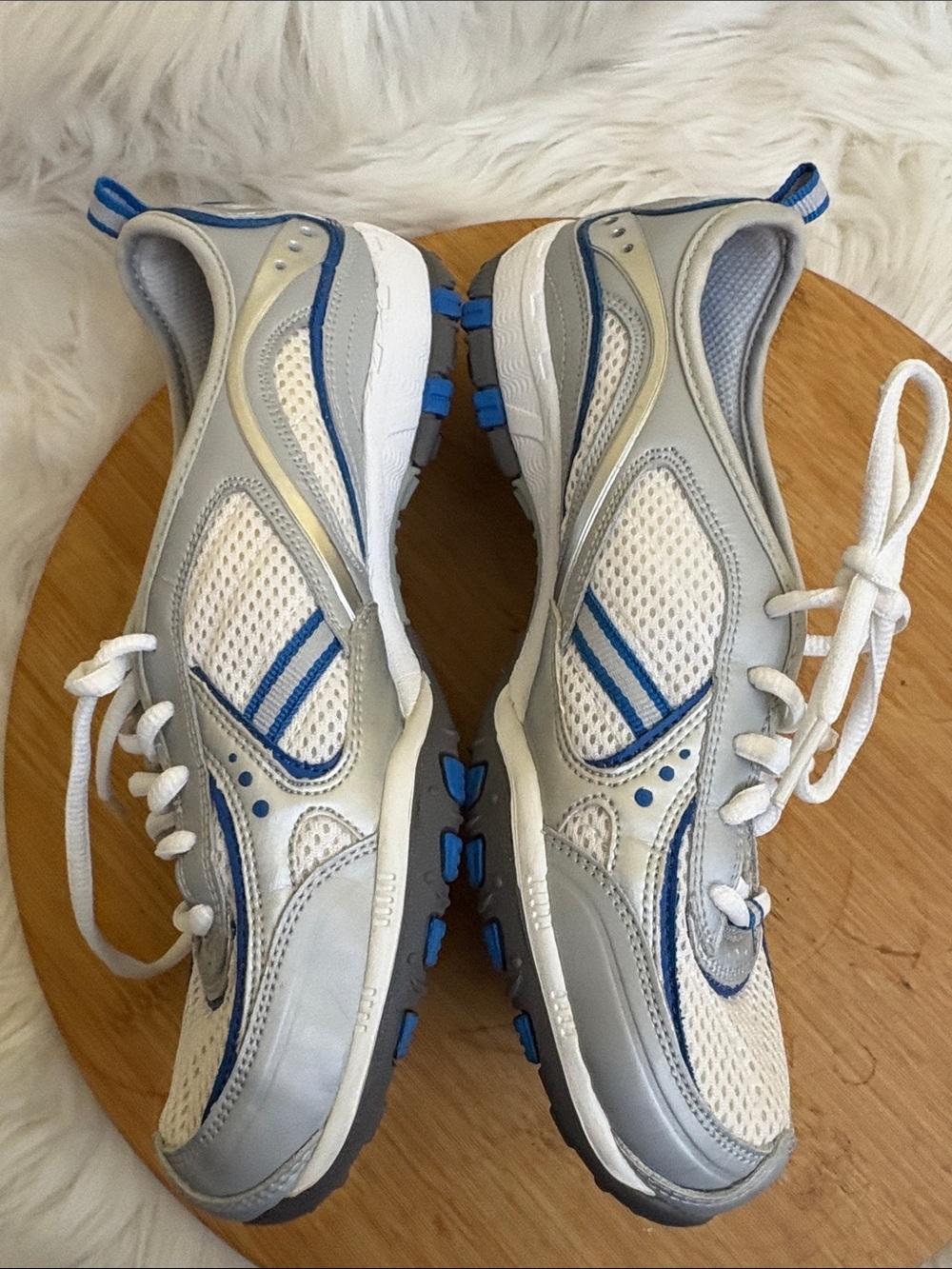 Skechers | NIB White Silver Royal Blue Sport Muse Inspire Women’s Sneakers 6.5 - Picture 8 of 14